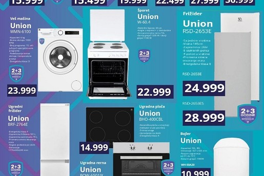 UNION akcija do kraja godine.
